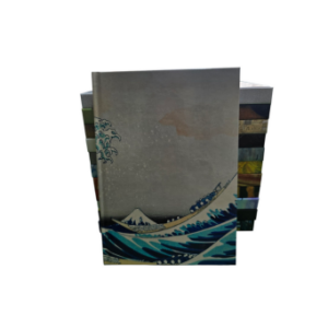 CASE BOUND NOTEBOOK - THE GREAT WAVE