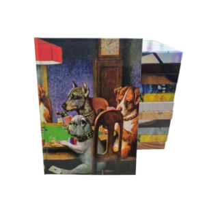 CASE BOUND NOTEBOOK - DOGS PLAYING POKER