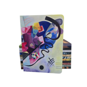 PERFECT BOUND NOTEBOOK - YELLOW-RED-BLUE