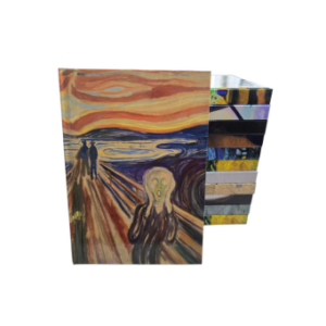 CASE BOUND NOTEBOOK - THE SCREAM